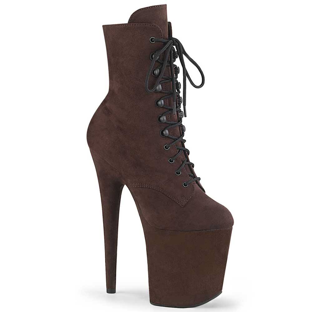 Pleaser - FLAMINGO1020FS Bottes de plateforme, Pole dance chaussures - Marron Product image